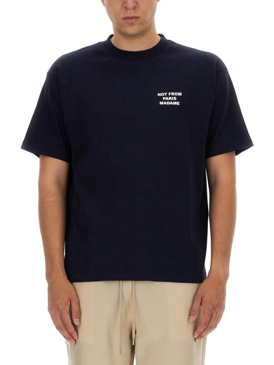 DROLE DE MONSIEUR Men T-Shirts TS203 CO002NAVY BLUE