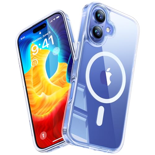 【極限耐黄変クリア！Magsafe対応】iPhone 16 用 ケース クリア マグネット搭載 カメラコントロール対応 黄ばみなし ワイヤレス充電 耐衝撃 全面保護 あいふぉん16ケース 6.1インチ