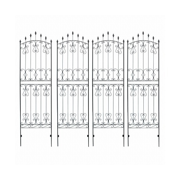 住まいスタイル アイアンローズフェンス220 4枚組 IFROSE-220-4P メーカー直送