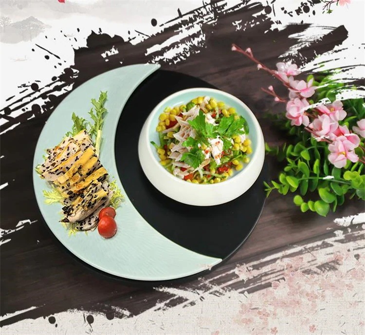 INSスタイル プレート ホテル クリエイティブ プレート セット ムーンプラッターコンビネーション レトロ テーブルウェア 冷菜 スナック