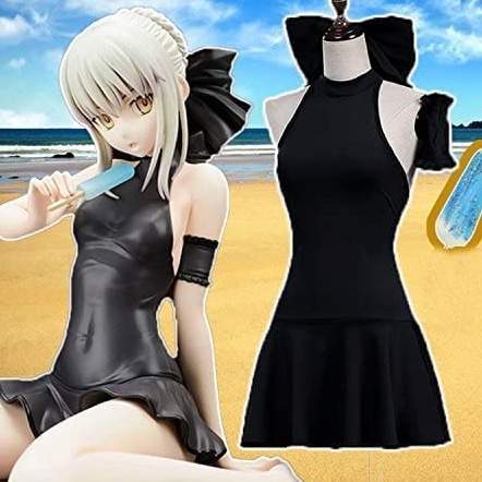 コスプレ衣装　Fate Zero 風　Saber 黒水着 衣装 コスチューム 仮装 変装 文化祭 イベント 6,871円