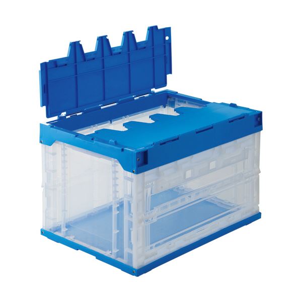 三甲折りたたみコンテナ扉付 長側1面扉付 50L フタあり 556280-00 1台 7,729円