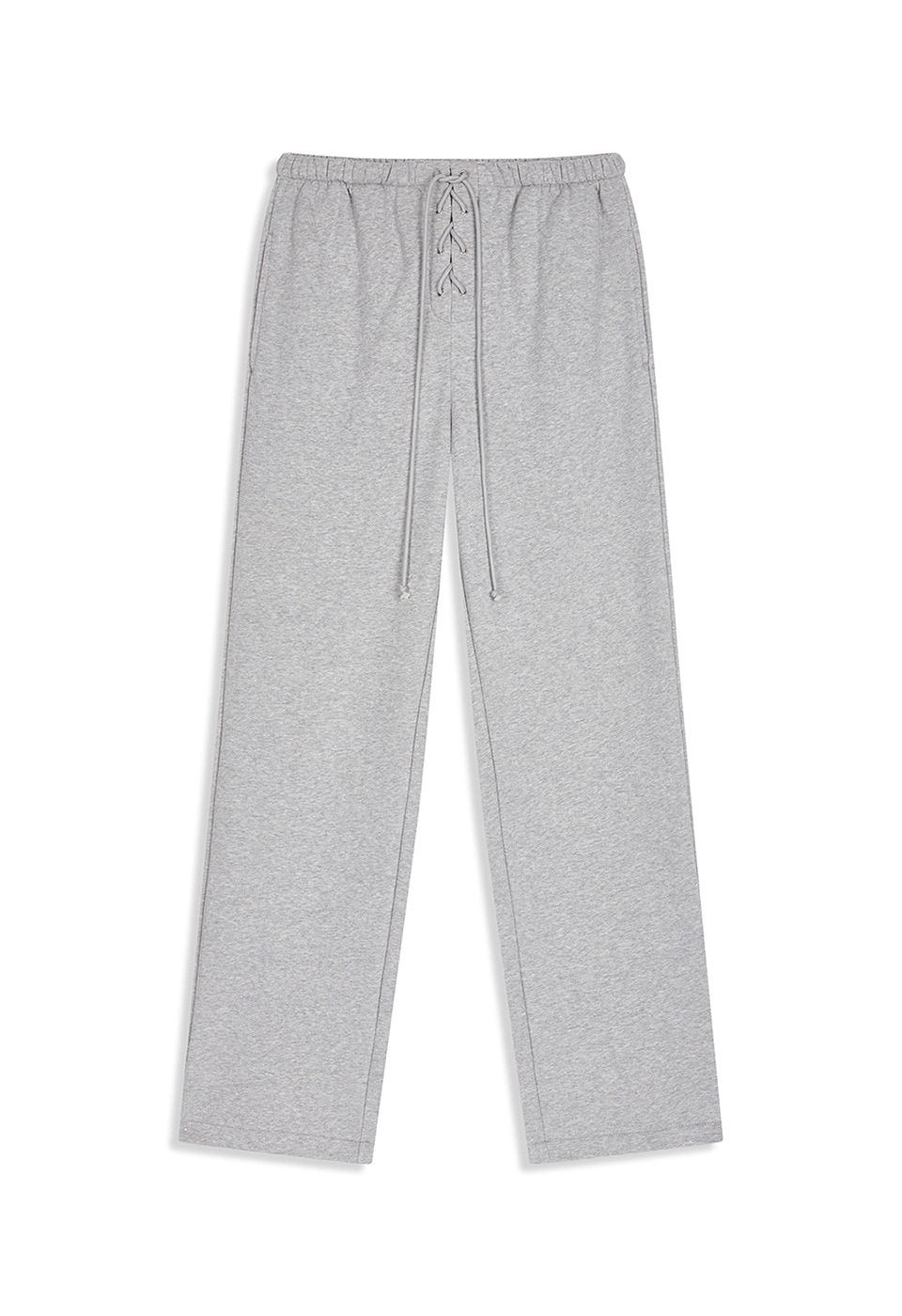 【OPEN Yy】 25FW LACE UP LOUNGE PANTS : GRAY
