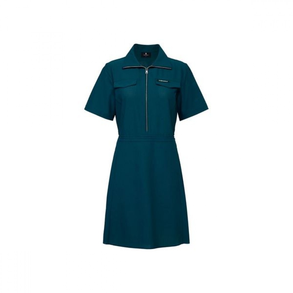 [ワイドアングル] CO アフロディーテエアホールプリーツワンピース L_WWM25W71G9