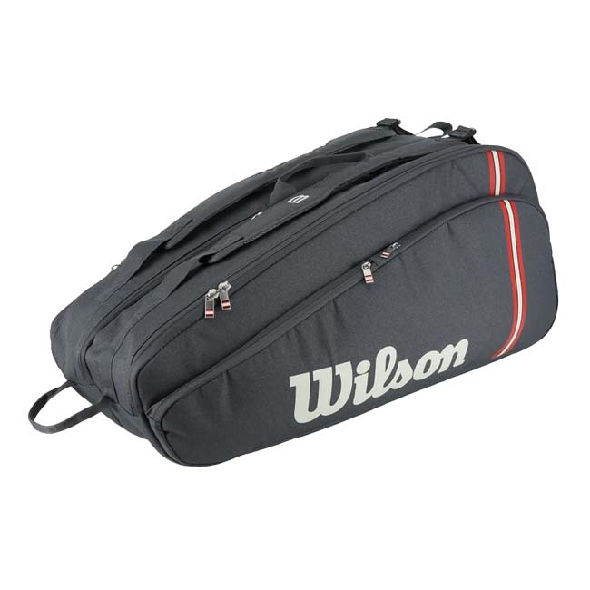 国内未発売モデル １２本収納 ウィルソン(Wilson) 2025 TOUR ツアー 12PK ラケットバッグ テニスバッグ WR8037301001 ブラック