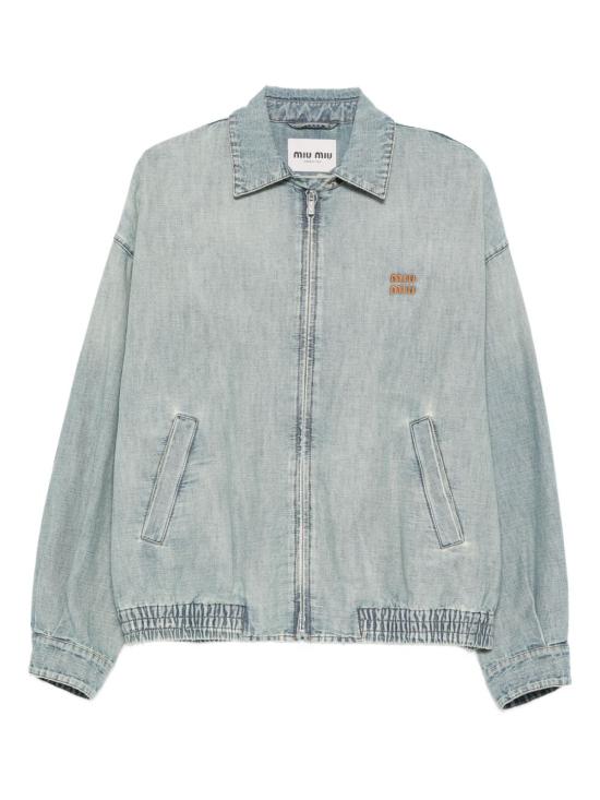 MIU MIU Women Jackets GWB149 18JIF0076 Azzurro