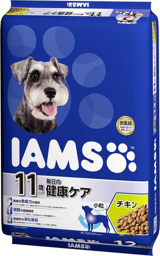 11歳以上用 毎日の健康ケア 小粒 ドッグフード チキン シニア犬用 12KG