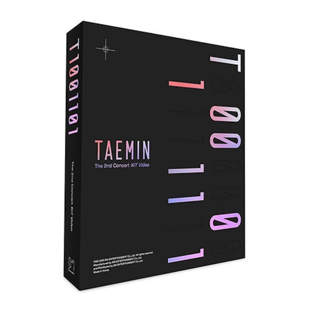 TAEMIN 2ND CONCERT T1001101 KiT VIDEO (Sealed) // 태민