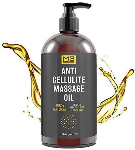 M3 Naturals Anti Cellulite Massage Oil Infused wit