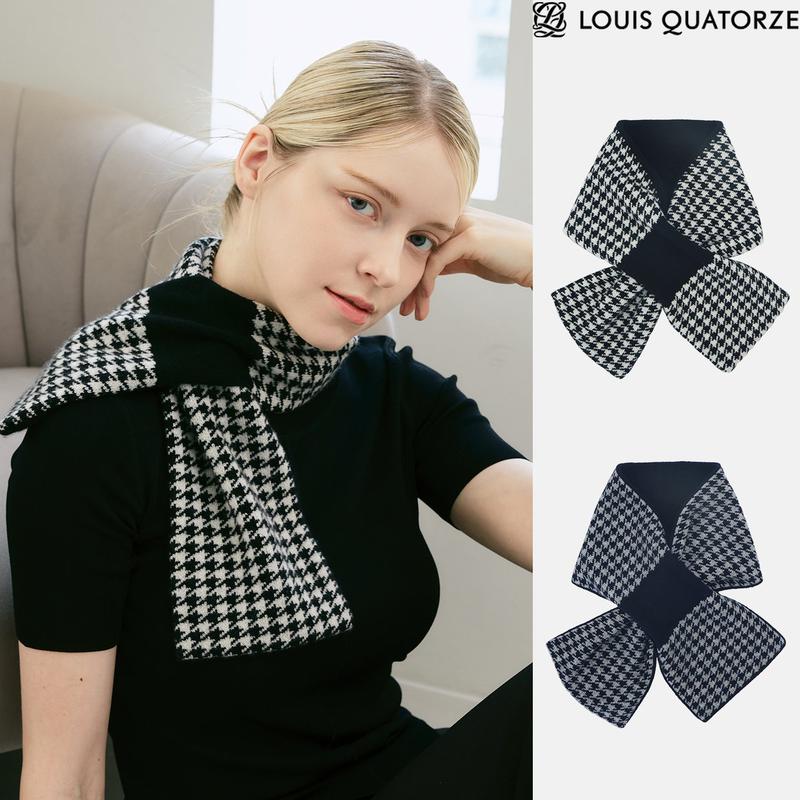 ディオネ ウールカシミア ニットマフラー 1EKC007