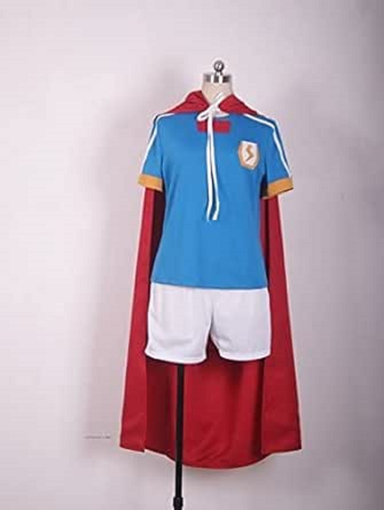 赤マント付きイナズマイレブン 鬼道有人 ユニフォーム コスプレ衣装 仮装 ステージ 舞台服