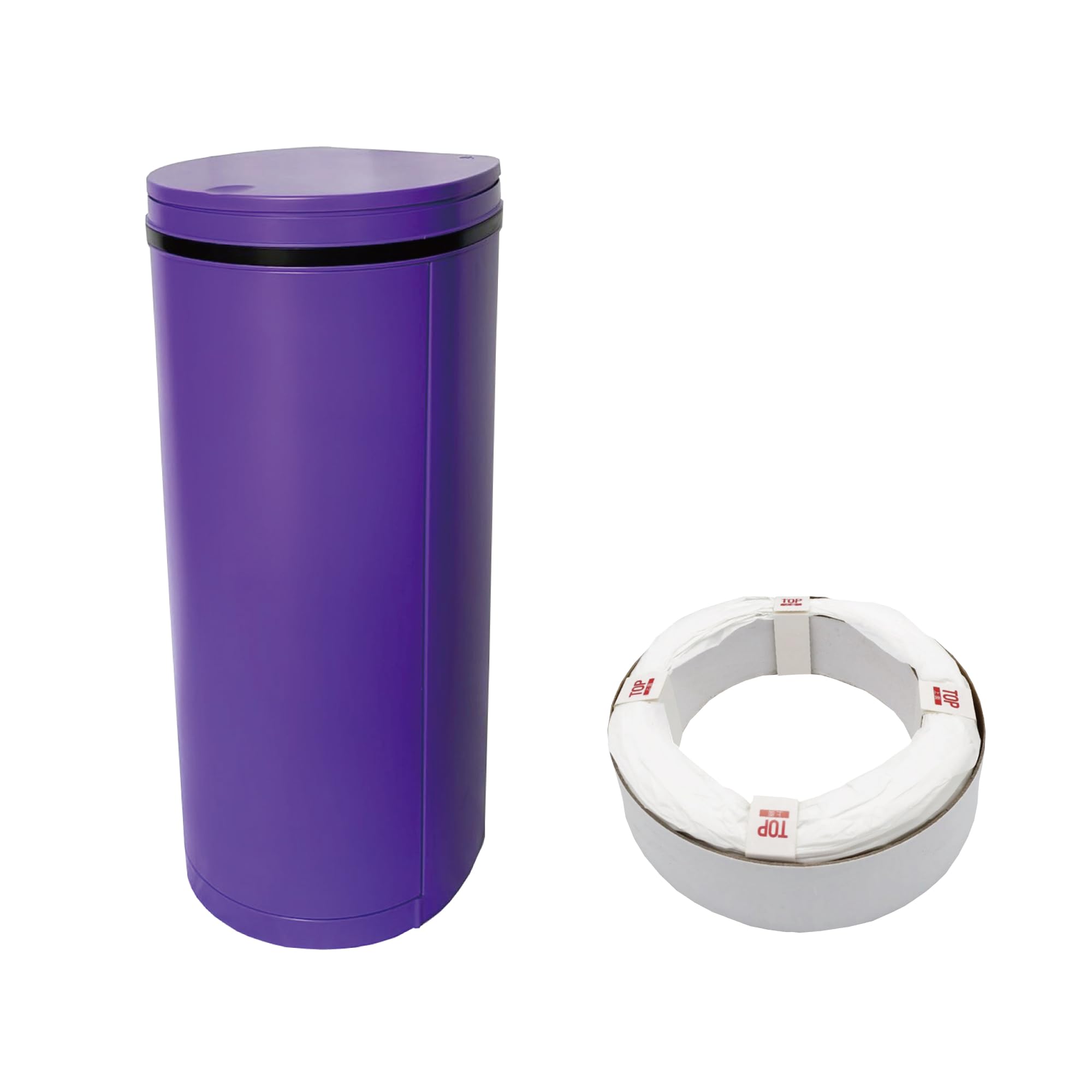 おむつ処理用ゴミ箱 DEO・PAIL（デオペール） 21L カセット1個付 防臭 消臭 抗菌 ベビー 介護用 (ラベンダーパープル)