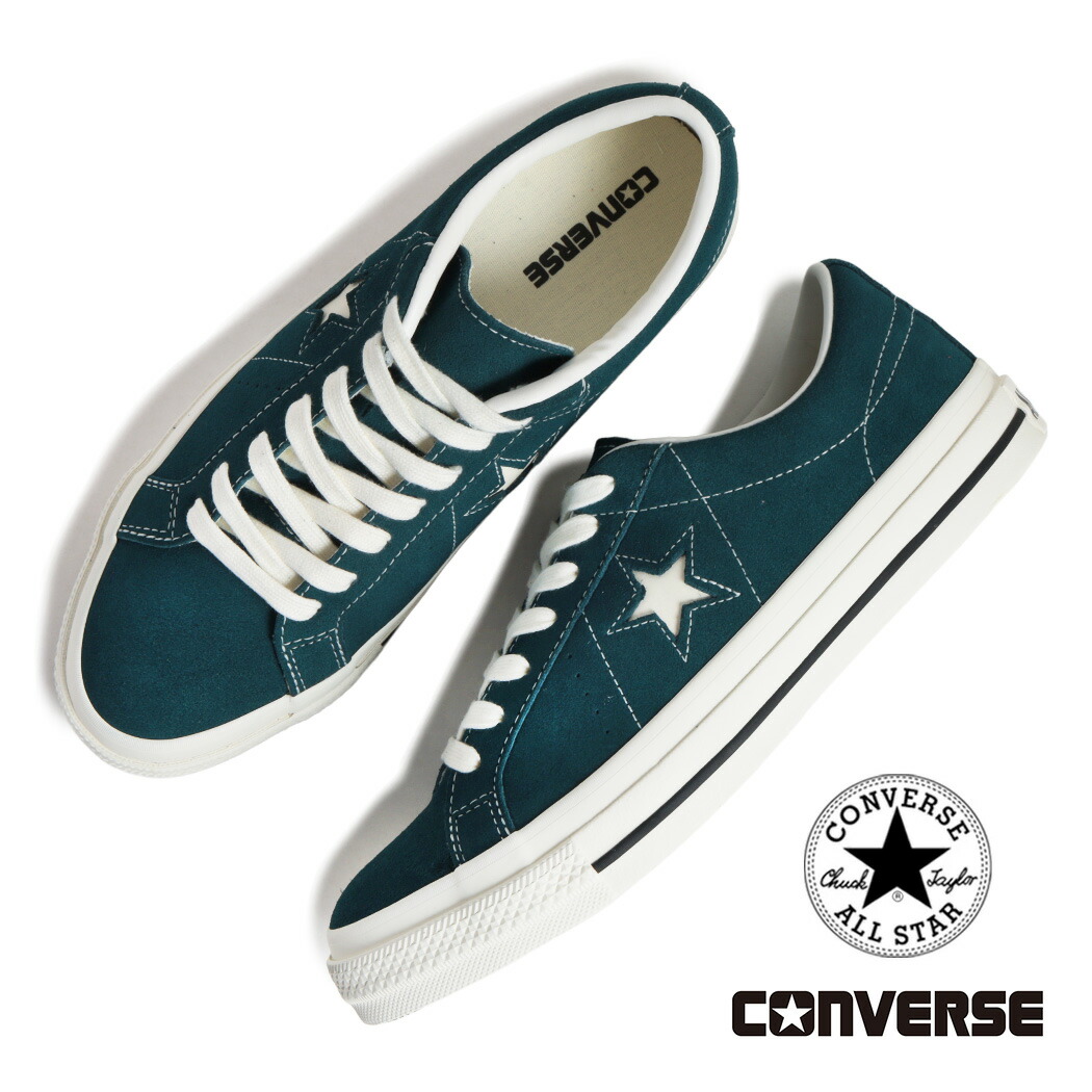 CONVERSE コンバース ワンスター スエード スニーカー ONE STAR SUEDE DARK TEAL ( ダークティール グリーン 緑 ローテク メンズ 33702561 )