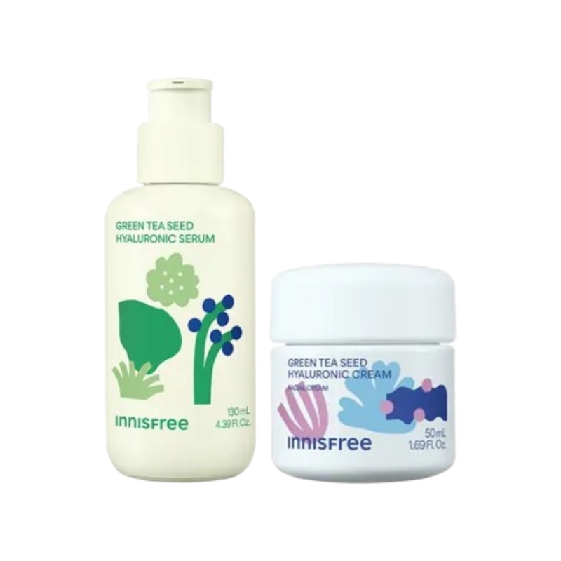 [マキトイコラボSET] グリーンティーシード ヒアルロン酸 セラム 130ml + クリーム 50ml