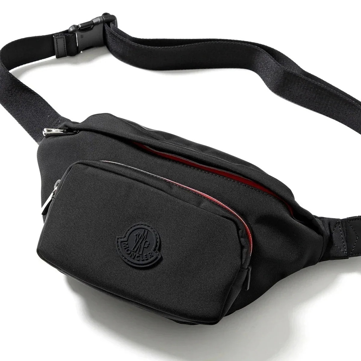 MONCLER モンクレール ボディバッグ DURANCE デュランス 5M00005 M4162 メンズ ナイロン クロスボディ ウエストバッグ ロゴパッチ