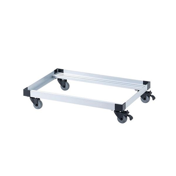サンワサプライ アルミドーリー（コンテナ用台車） 75リットル仕様 CART-FA975SV 12,768円