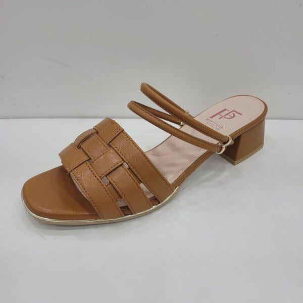 女性 楽なビッグメッシュ 2-WAY ミュールサンダル 4センチ PFCMSD652_US