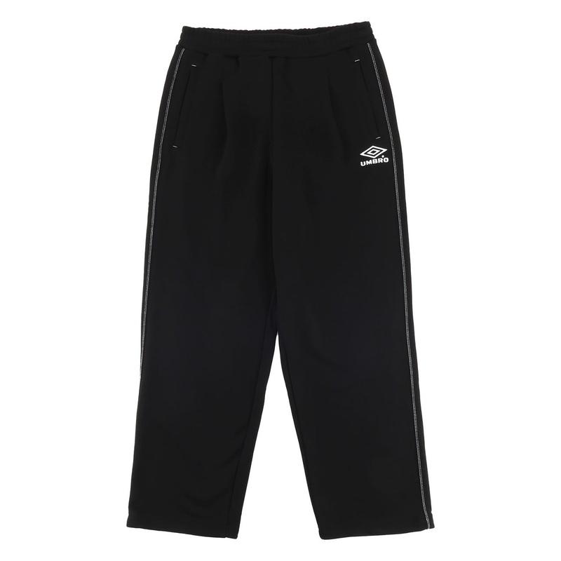 クリスピー タスラン ワイド ストレート スウェットパンツ UQ321CFP91BLK