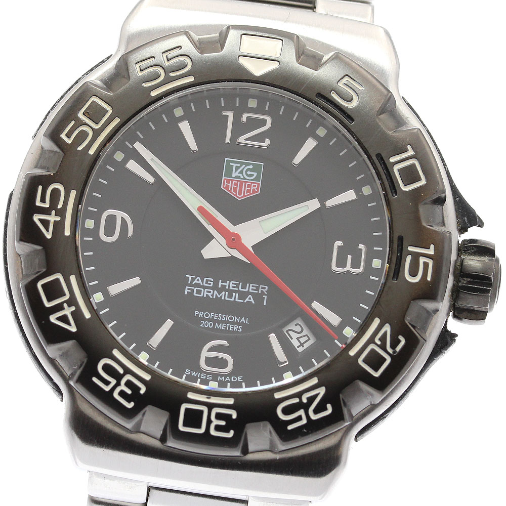 訳あり タグホイヤー TAG HEUER WAC1110-0 フォーミュラ1 デイト クォーツ メンズ _938586【中古】