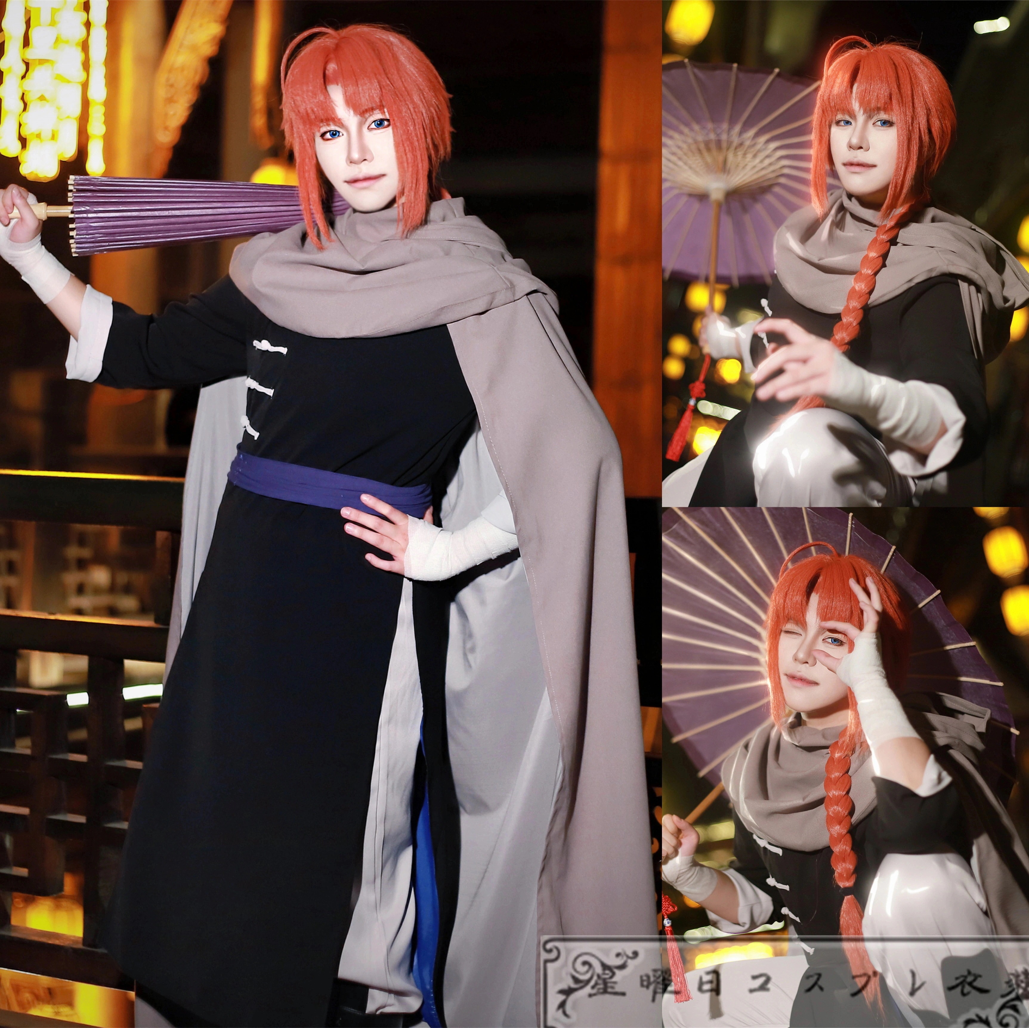 『一部在庫あり』銀魂 風 ぎんたま 烙陽決戦篇 神威 コスプレ衣装 コスチューム