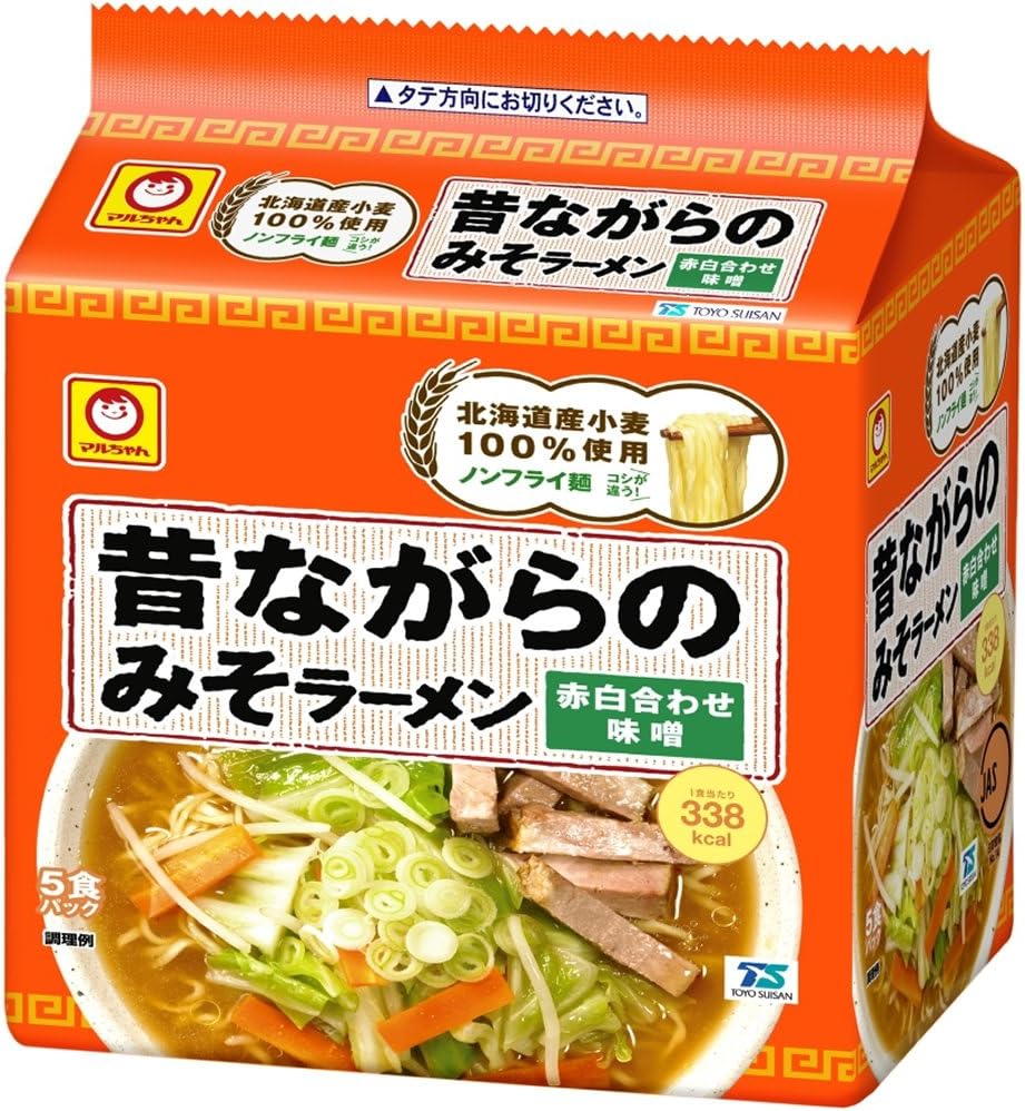 マルちゃん 昔ながらのみそラーメン 5食パック×6個
