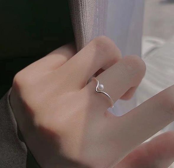 真珠 指輪 サイズ調節可能 キラッとリング 母の日 指輪