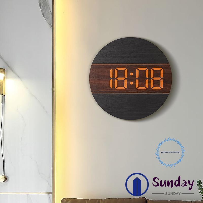 掛け時計 壁掛け時計 デジタル時計 LED 大型 壁掛け 大数字 発光 クロック 静音 スマートおしゃれ レトロ シンプル 風 ホーム装飾