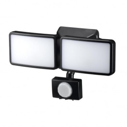 YAZAWA(ヤザワコーポレーション) ソーラー式 3WLED センサーライト 2灯 SLR3LES2