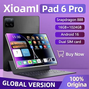3営業日以内発送 オリジナルのXiaomiPad6Proタブレット,snapdragon 888,android 13,ram 16gb,romテラバイト,5g,hd,4k画面,wifi,グローバルバ