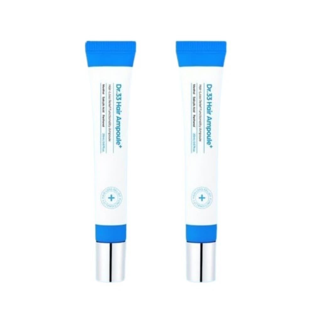【ダブル企画】ドクター33 脱毛アンプル 20ml+20ml / 育毛ケア / 脱毛防止 / 頭皮ケア / 韓国コスメ / アンプル / 発毛促進 / スカルプエッセンス / 髪の毛のボリューム