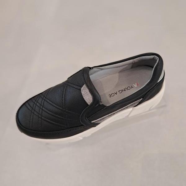 HC03 軽いチェック柄 レディース スリッポン YAEFHL533 (S41007960)