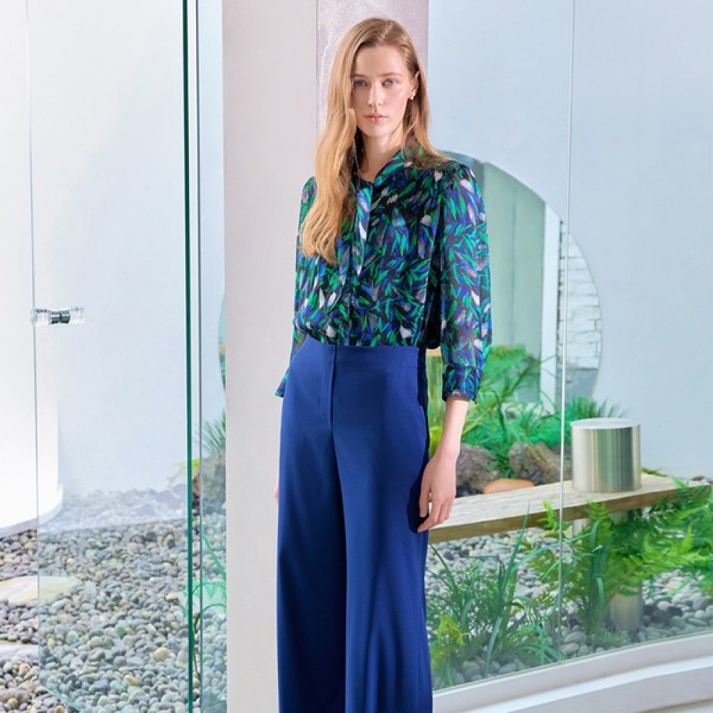 (エスソレディア) エスソレシアワイドボタンディテールパンツ SOO4WPT070