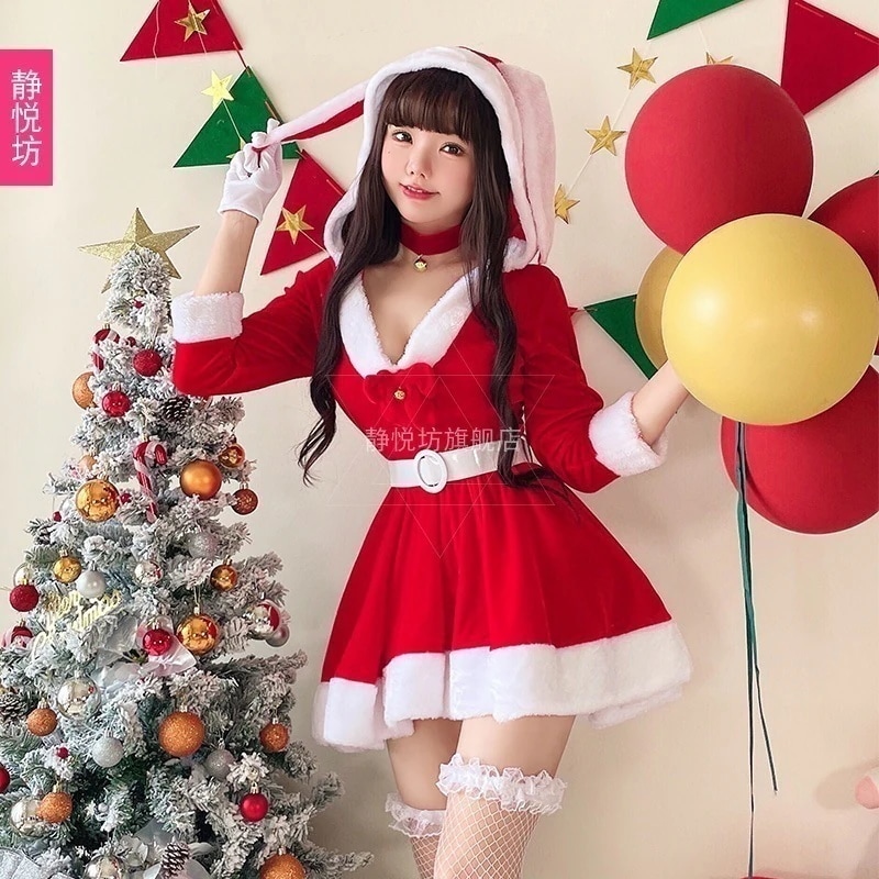 サンタクロースは日本クリスマス服を飾っています30%までに制限