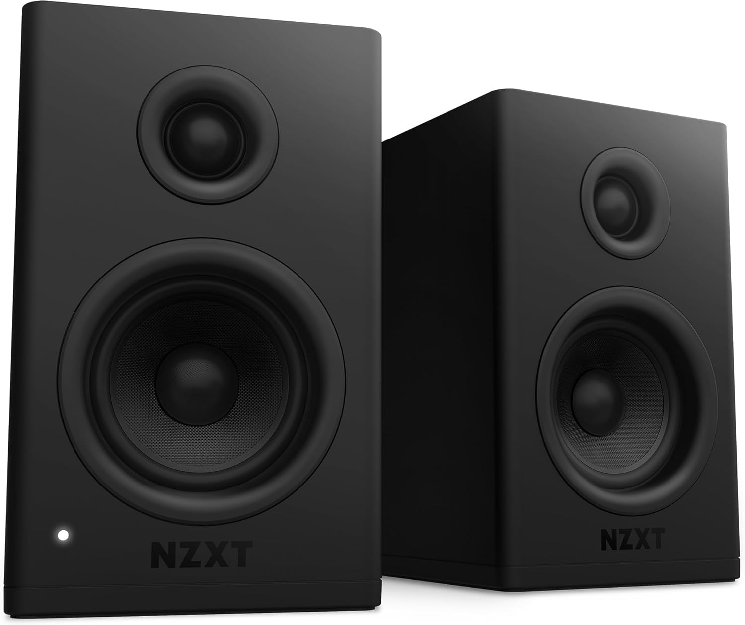 NZXT Relay Speakers Black デスクトップサイズ アンプ内蔵 PCスピーカー AP-SPKB2-JP SP1103