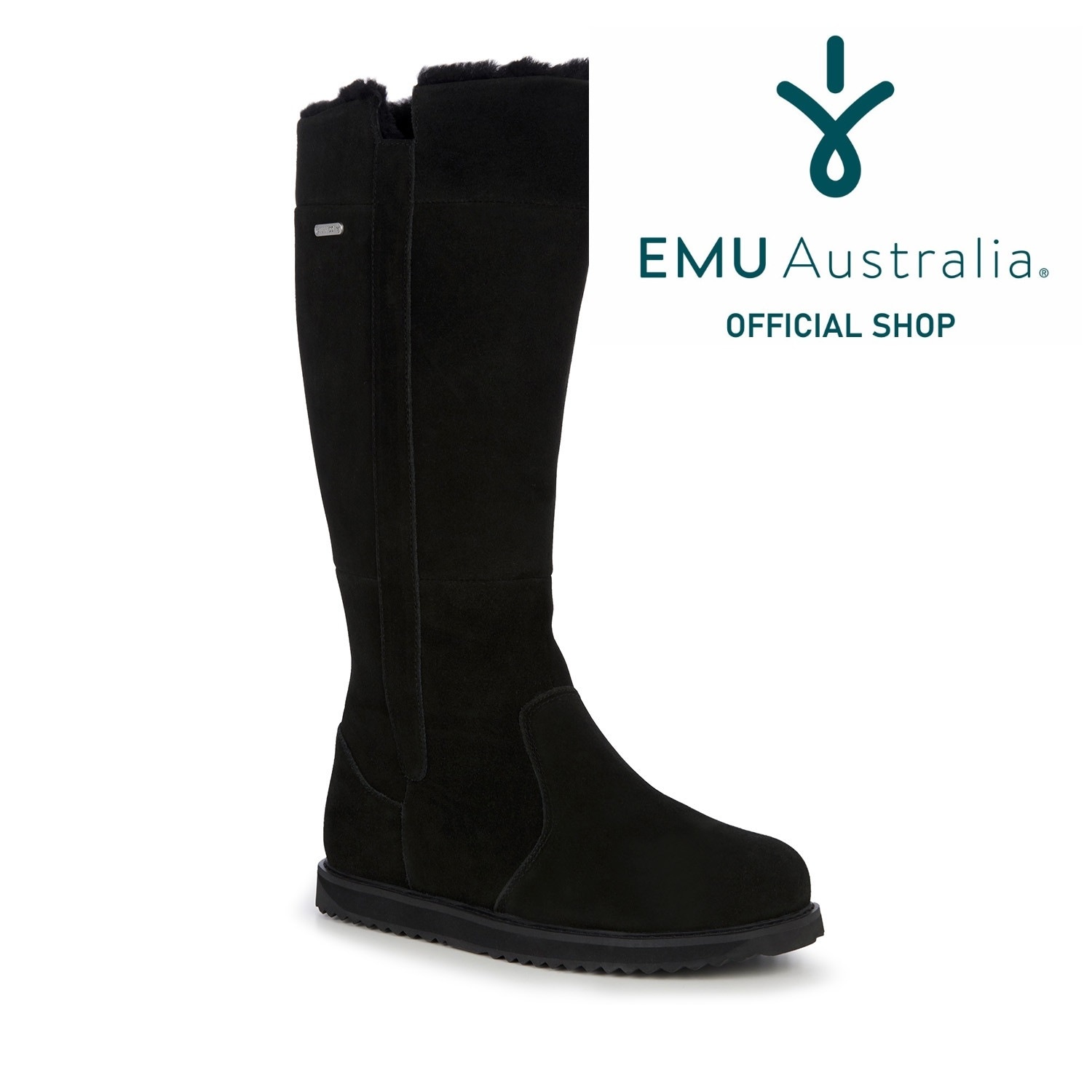 【公式】EMU Australia エミュ Moonta 防水 シープスキン ムートン 靴 ブーツ サイドジップ サイドファスナー 天然 革 雨 雪 防寒 保温 ロング レディース 秋冬 秋 冬 公式