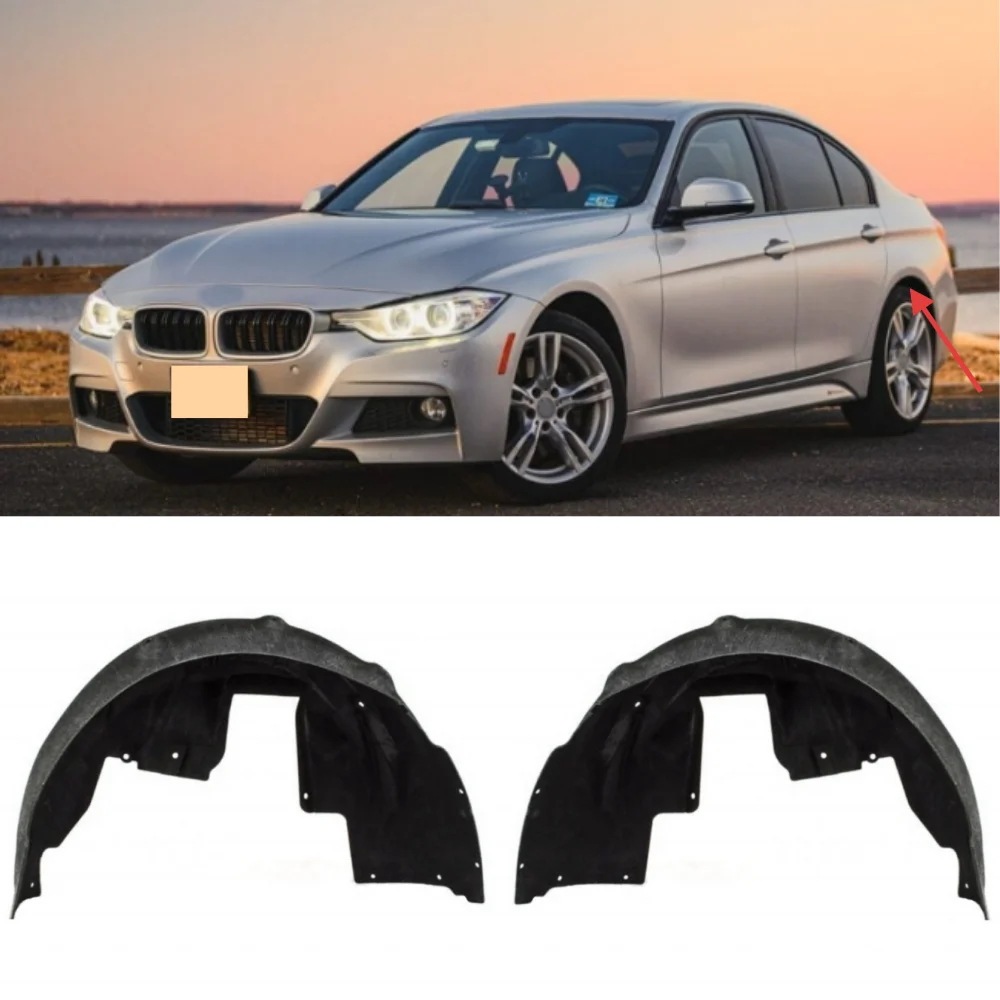 BMW 3シリーズ F30 F31 F80 2012-式 リアホイール内張り 泥よけ 純正品番: 51717260293 51717260294 輸入品