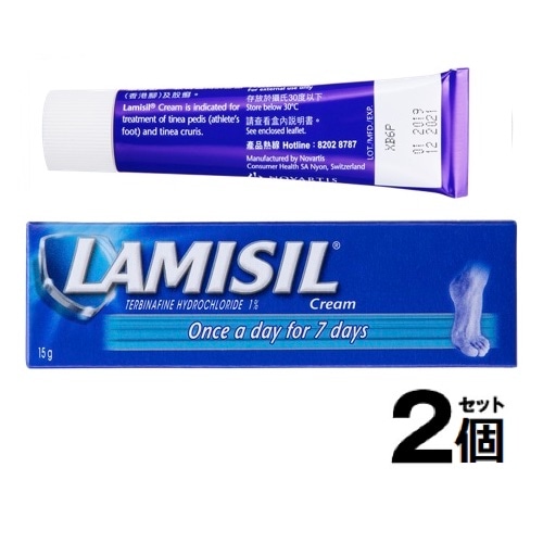 【２個セット】家庭でできる水虫治療 ラミシール クリーム テルビナフィン1% 15g