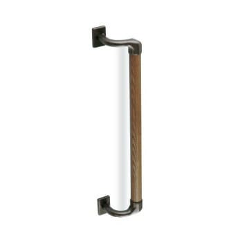 シロクマ　オフセット手すり アンバー/Mオーク BR-572　600mm