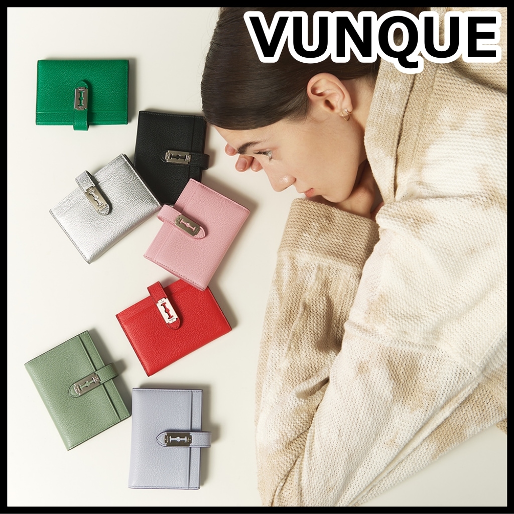 【VUNQUE】 Magpie Card wallet 天然牛革 カードケース 韓国 本革 カードホルダー カード入れ マックパイカードウォレット 折りたたみ財布 財布ミニ vunque 財布