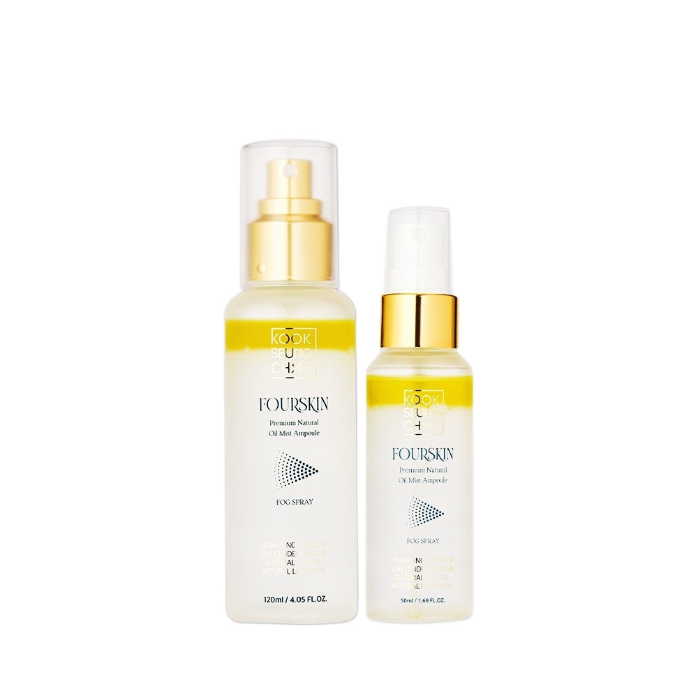 フォールスキン天然ビーガントラブル肌鎮静天然オイルミストアンプル120ml + 50ml 1セット