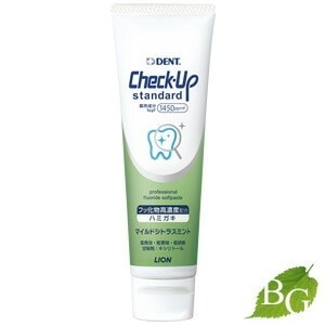 他サイト： ライオン デント チェックアップ スタンダード (マイルドシトラスミント) 135gの商品画像