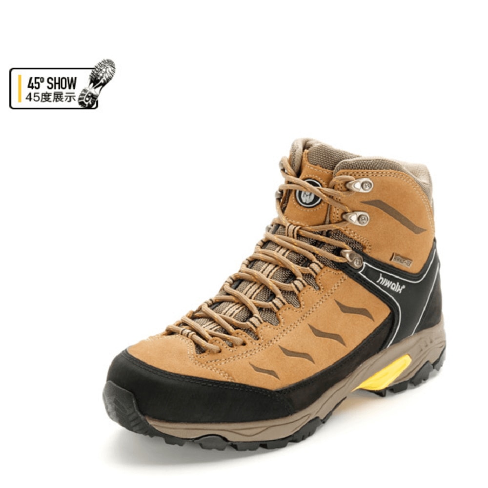 hiwalk MENS outdoor nubuck waterproof hiking trekking boots