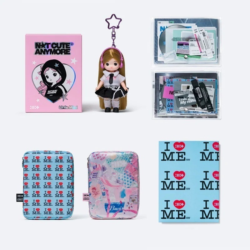[MEGA] [4種セット] ILLIT 1st Single Album [NOT CUTE ANYMORE] (PB 1種+POUCH 1種+weverse+MIMI) 全種6種 公式アルバム チ