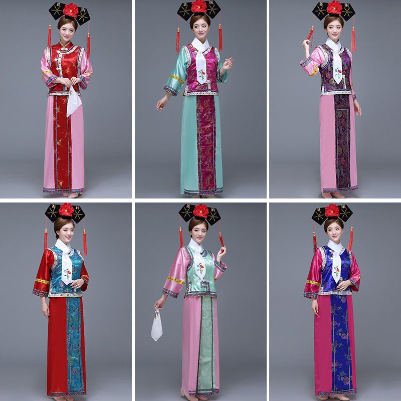 中国人気ドラマ 宮廷の諍い女 衣装 宮廷 清朝 清の時代 ファッション民族衣装服宮廷の皇后妃