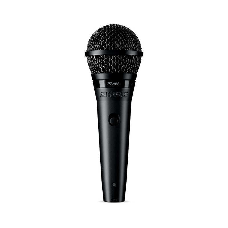 SHURE　ボーカル用カーディオイド・ダイナミックマイクロホン(標準プラグケーブル付き)　PGA58-QTR-J