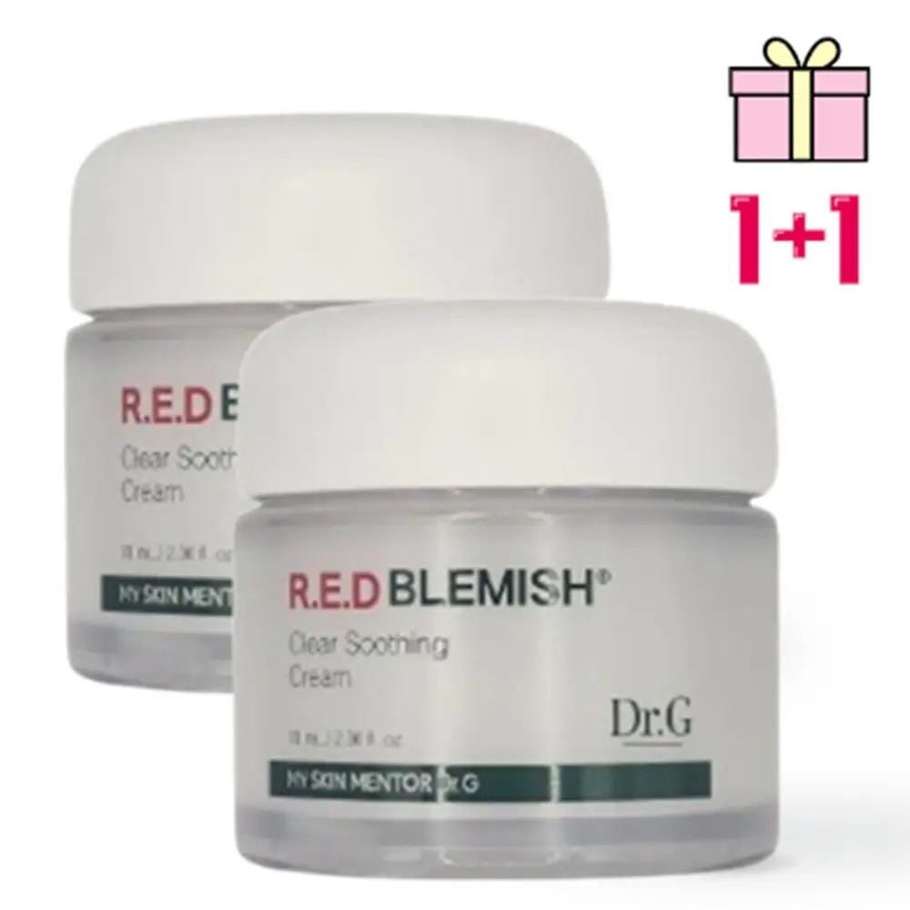 【1+1】【韓国コスメ】レッドブレミッシュクリアスージングクリーム, 70ml 2個 /低刺激水分鎮静クリーム