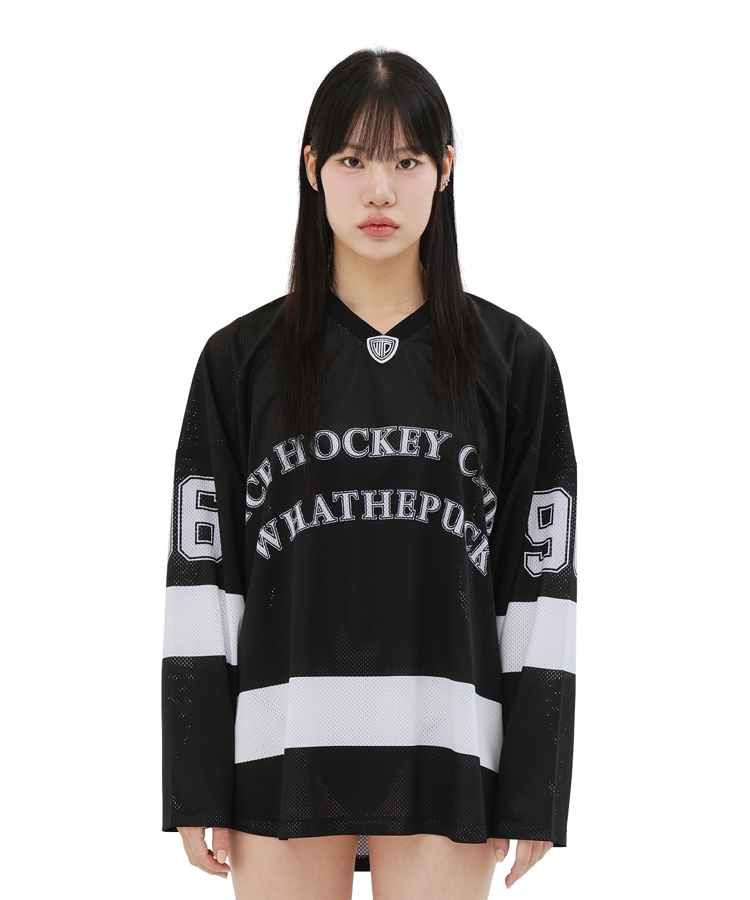 WTP アーチロゴメッシュホッケージャージブラック