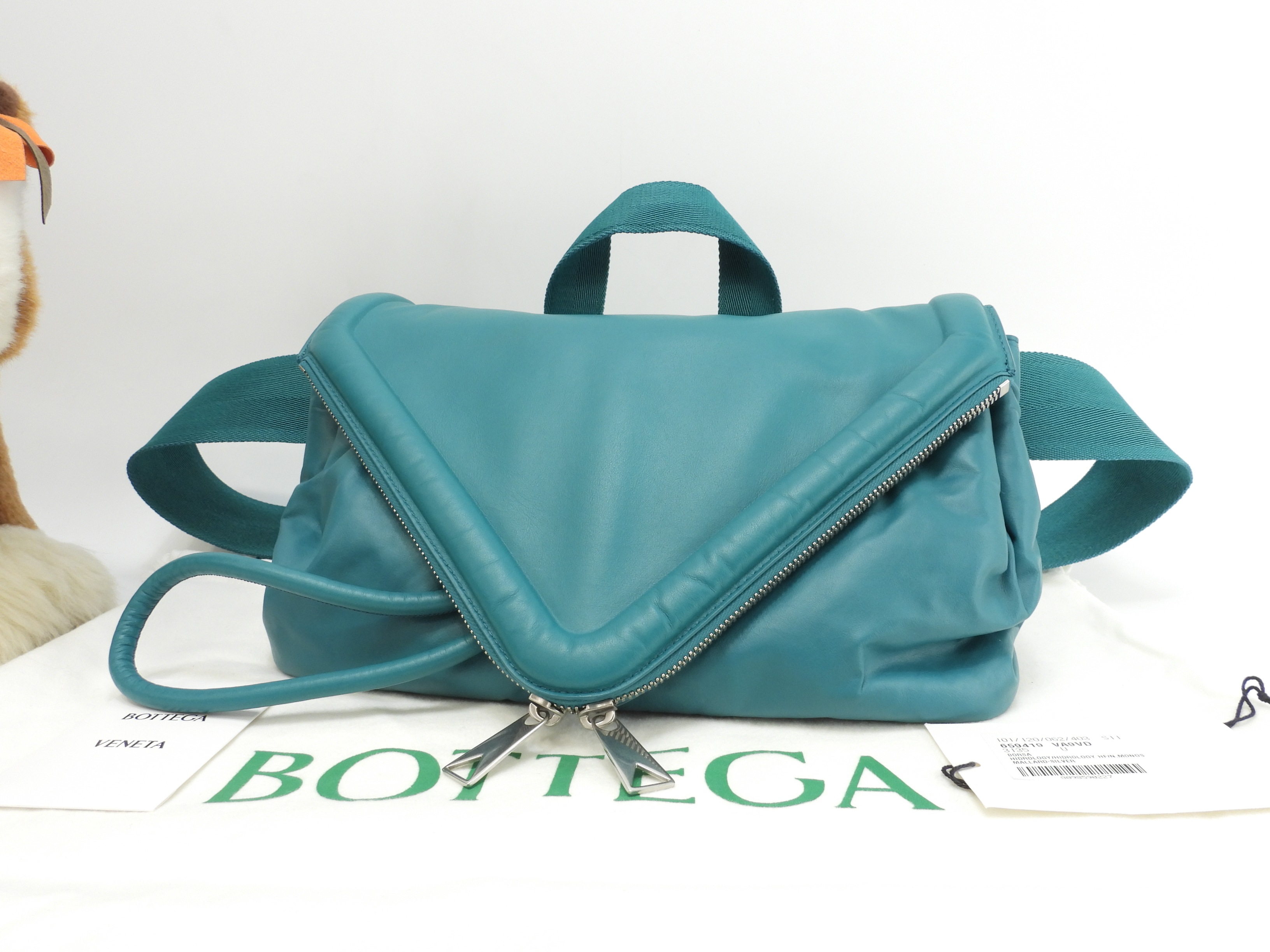 ボディバッグ中 ビーク レザー/マラード ウエストバッグ 未使用@P01568044T