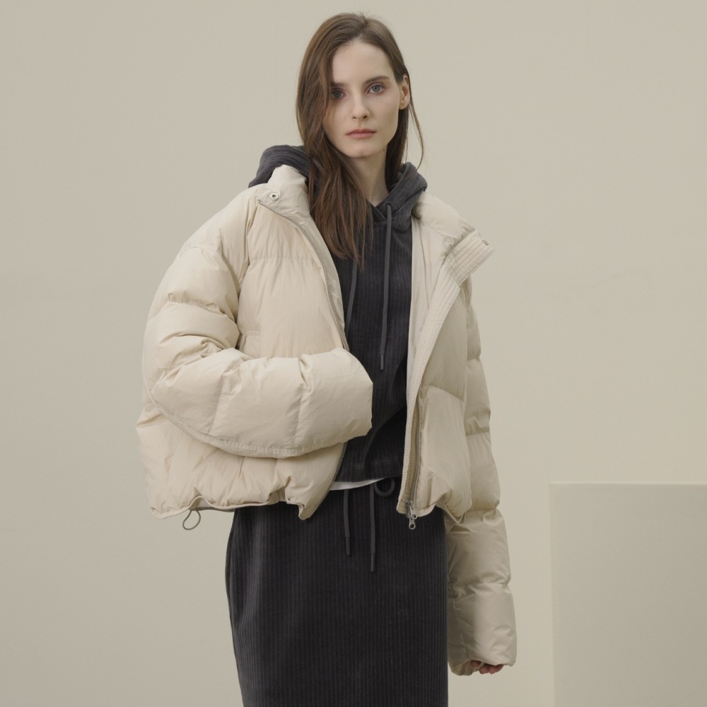 ACUD パファーダウンジャンパー _L. ベージュ