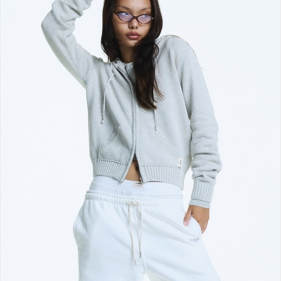 G CLASSIC KNIT ZIP UP (DARK BROWN/NAVY/GRAY) 18,774円